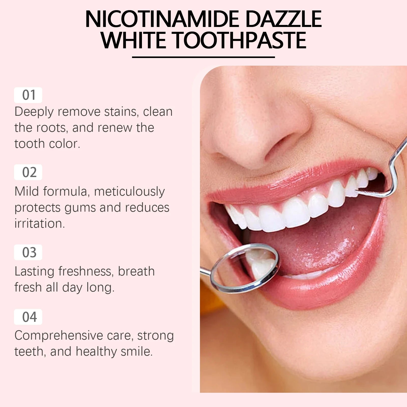 Niacinamide Whitening Toothpaste Dental