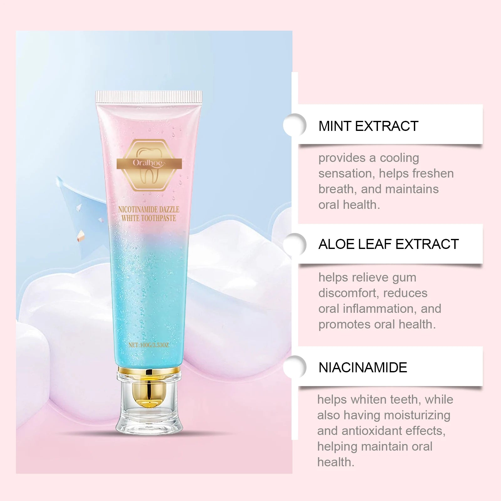 Niacinamide Whitening Toothpaste Dental